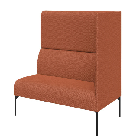 Диван Бридж. Модуль 2-местный левый высокий. (Модуль 2-местный левый высокий sweet_orange)