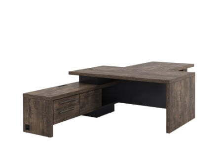 Cтол руководителя с брифингом Torston Т-818Л.1000 1800x3150x750 (Дуб Бунратти/Антрацит)