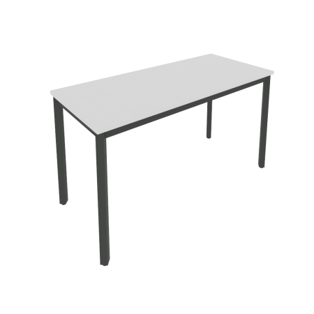 Стол письменный на металлокаркасе Slim С.СП-5.1 1380x600x750 (Серый/Антрацит металл)