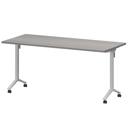 Стол мобильный складной Моби МБ25-160.70 1600x700x750 (Лиственница/Белый)