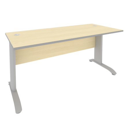 Стол письменный Riva ПЛ.СП-4 1600x720x750 (Клен-Металлик/Металлик)