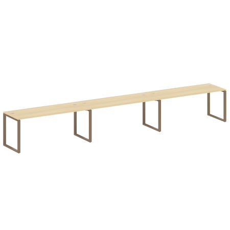 Рабочая станция Metal System Style БО.СМ-3.5 5400x720x750 (Акация/Мокко металл)