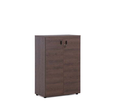 LAVA Шкаф деревянные двери H121 (Табак/Черный)