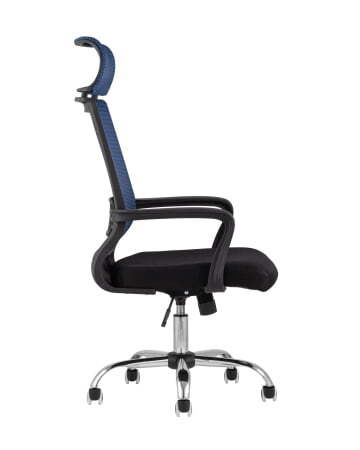 Кресло офисное TopChairs Style голубое (Компьютерное кресло Style голубой)