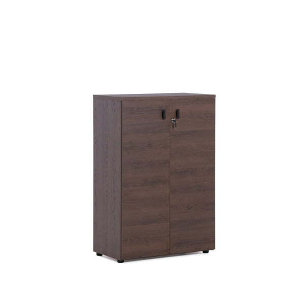 LAVA Шкаф деревянные двери H121 (Табак/Черный)