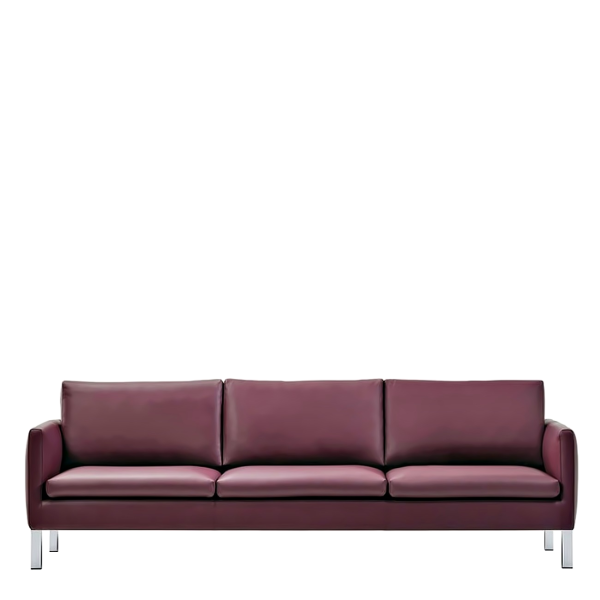 Диван офисный Хопи (М-12) 3-х местный (Бордовый)