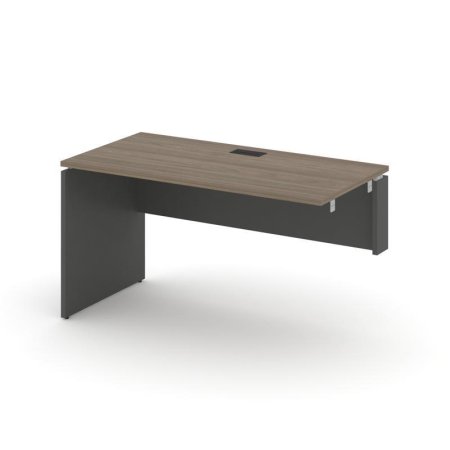 Стол-приставка к опорным элементам SN-D.OPRS-014(R) (1580х700х750) (Вяз Благородный/Антрацит)
