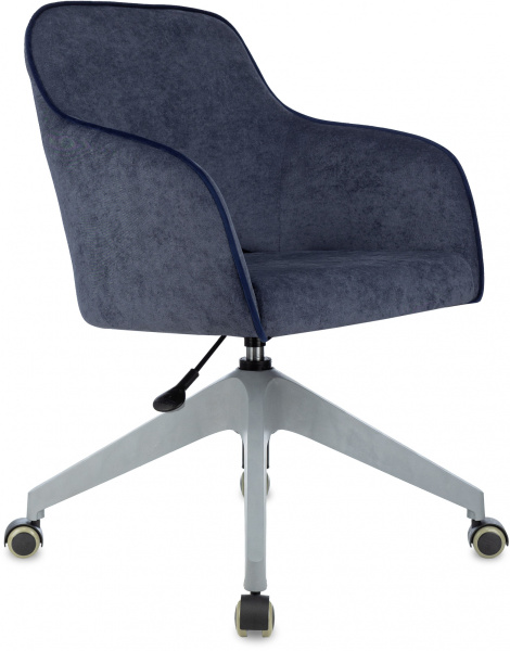 Кресло CH-380GL синий Light-27 крестов.4-луч. пластик пластик серый (Синий)