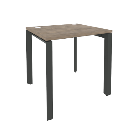 Стол рабочий на П-образном м/к Onix O.MP-SP-0.7 780x720x750 (Тиквуд Темный/Черный металл)