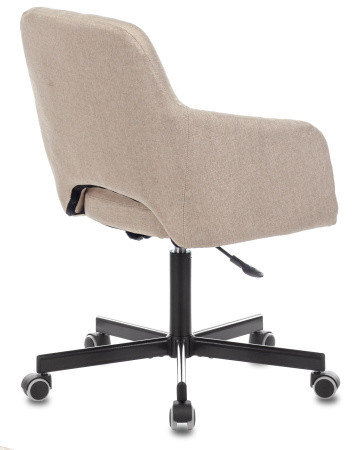 Кресло CH-380M миндальный каппучино 38-402 крестов. металл (Бежевый)