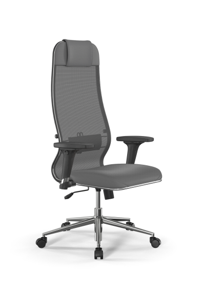 Кресло для руководителя Метта Sit 10 B1-115D - X2+Extra /Um00/Wm12/D02P(M09.B23.G18.W01) (Серый)