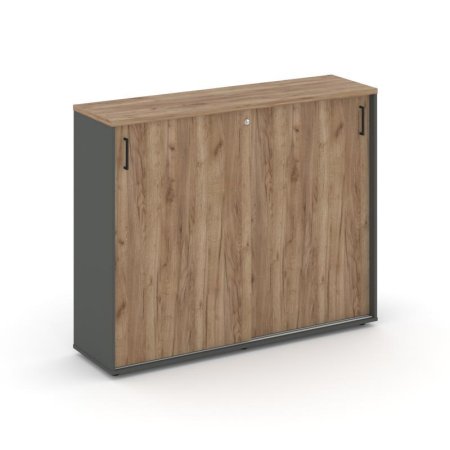 Тумба опорная/приставная SN.TOP-171 (1232х400х1150) (Антрацит/Дуб Табак)