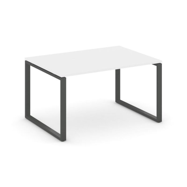Стол переговорный SN-6O.SPRG-001.3 (980х980х750) (Белый/Металл Антрацит)