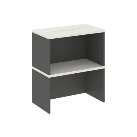 Надставка на тумбу 2 яруса SN.NT-006 (800х400х800) (Антрацит/Дуб Наварра)