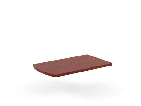 Столешница брифинг-приставки без опоры Born В303 800x700x38 (Бургунди)