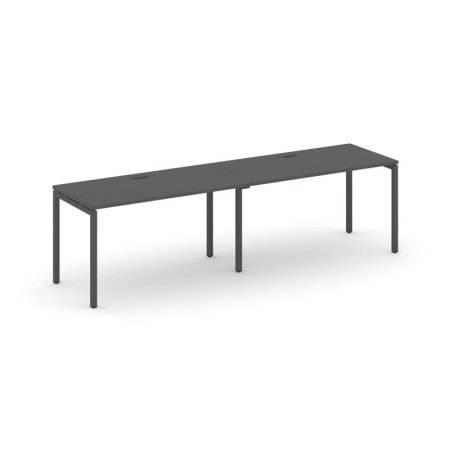 Рабочая станция 1 сторонняя SN-4P.ORS-004 (3160х600х750) (Антрацит/Металл Антрацит)