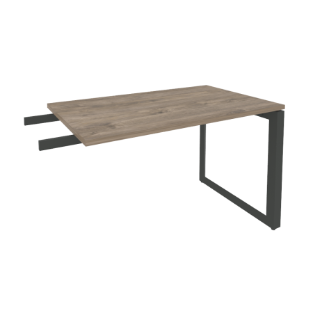 Брифинг-приставка на О-образном м/к Onix O.MO-BR-11 1180x720x750 (Тиквуд Темный/Черный металл)