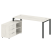 Рабочая станция с опорной тумбой левая Metal System Style БП.РС-СТС-2.4 Л 1700x1520x750 (Дуб Наварра/Серый металл)
