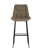 Стул барный Флекс велюр капучино (Стул барный Флекс капучино)