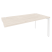 Стол-приставка на П-образном м/к к опорным элементам Onix O.MP-SPR-4.8 1580x800x750 (Тиквуд Светлый/Белый Металл)