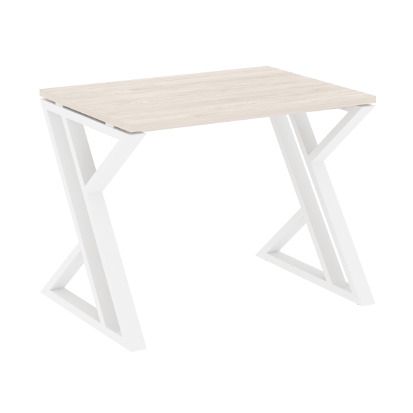 Стол рабочий VR.L-SRZ-1.7 980x720x750 (Денвер Светлый/Белый металл)