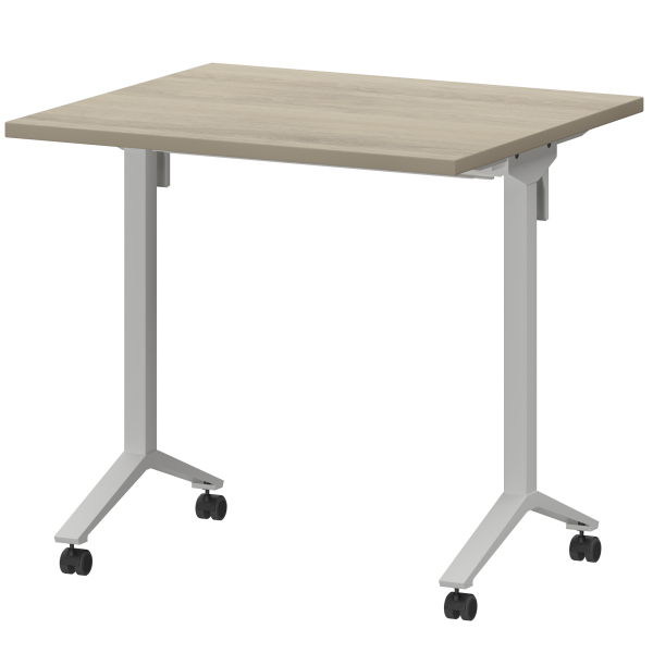 Стол мобильный складной Моби МБ25-80.70 800x700x750 (Кронберг/Белый)